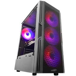 GABINETE MID TOWER SENTEY HUNTER 4 ARGB FAN VIDRIO TEMPLADO