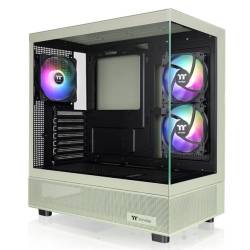 Gabinete Mid Tower Thermaltake 270 Plus Argb Vidrio Templado Argb Verde