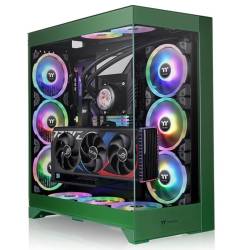 Gabinete Mid Tower Thermaltake E660 Racing Vidrio Templado Verde