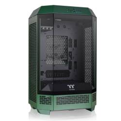 Gabinete Mid Tower Thermaltake Tower 300 Vidrio Templado 2 Fan Racing Verde