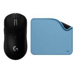 Kit Gamer Mouse Logitech G Pro X Superlight Negro + Pad Mouse Studio Series