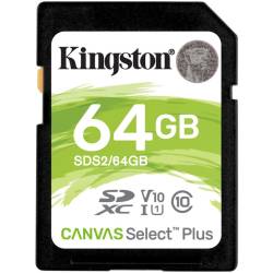 MEMORIA SD 64 GB CANVAS SELECT PLUS KINGSTON SDS2/64
