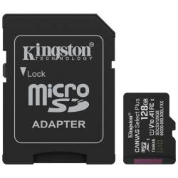 MEMORIA MICROSD+SD 128 GB CANVAS SELECT PLUS KINGSTON