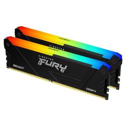 Memoria Ram DDR4 - 32Gb 2x16 3600 Mhz Kingston Fury Beast Rgb