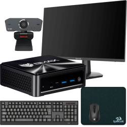 MINI PC BMAX RYZEN 7 5700U 16GB SSD 512GB W11+ MONI 27" 200HZ+KIT REDRAGON