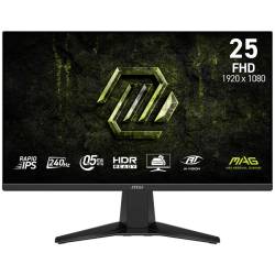 MONITOR GAMER 25" MSI MAG FULL HD RAPID IPS 240HZ 0.5MS MAG 255F X24