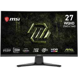MONITOR GAMER 27" MSI MAG CURVO RAPID WQHD DUAL 240HZ 0.5MS MAG 275CQDF X