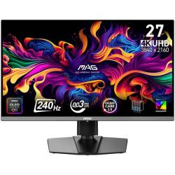 MONITOR GAMER 27" MSI MAG QD OLED UHD 240HZ 0.3MS 272UPQDOLED X24.
