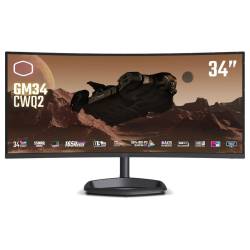 MONITOR GAMER 34" COOLER MASTER FULL HD 165HZ 1MS GM34-CWQ2