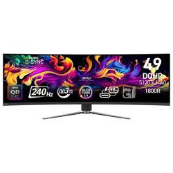 MONITOR GAMER 49" MSI CURVO QD-OLED 240HZ 0.05MS MPG 491CQPX