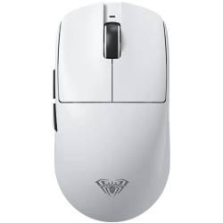 MOUSE GAMER AULA X9 ULTRA TRIMODO 42K BLANCO