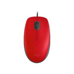 Mouse Logitech M110S Silent Rojo
