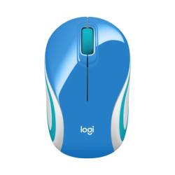 Mouse Logitech M187 Mini Inalámbrico Azul