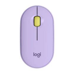 Mouse Logitech M350 Pebble Inalambrico Lavanda
