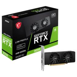 PLACA DE VIDEO GEFORCE RTX 3050 6GB MSI LP OC