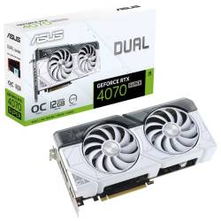 Placa De Video GeForce RTX 4070 12Gb Super Asus Dual Evo Oc White