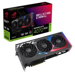 Placa De Video GeForce RTX 4070 12Gb Super Asus Rog Gaming Oc