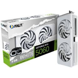 PLACA DE VIDEO GEFORCE RTX 5060 8GB PALIT WHITE OC