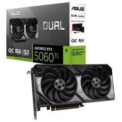 PLACA DE VIDEO GEFORCE RTX 5060 TI 8GB ASUS DUAL OC
