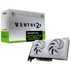 Placa De Video GeForce RTX 5060 Ti 8Gb Msi Ventus 2X Oc White