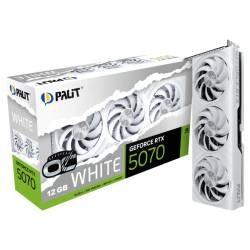 PLACA DE VIDEO GEFORCE RTX 5070 12GB PALIT WHITE OC