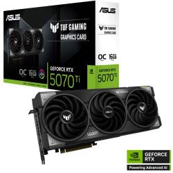 Placa De Video GeForce RTX 5070Ti 16Gb Asus Tuf Gaming Oc