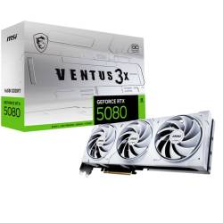 PLACA DE VIDEO GEFORCE RTX 5080 16GB MSI VENTUS 3X OC WHITE