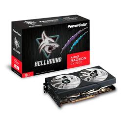Placa De Video Radeon RX 7600 8Gb Power Color Hellhound Oc