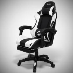 SILLA GAMER X-MICRO XM-B98WH NEGRO Y BLANCO
