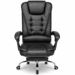 SILLÓN EJECUTIVO X-MICRO XM-EC1 NEGRO CON APOYA PIES