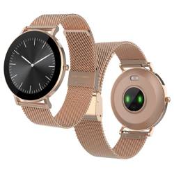 Smartwatch X-View Quantum Q6 Gold + Malla