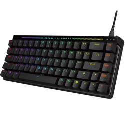 TECLADO GAMER ASUS ROG M605 FALCHION ACE HFX RGB MECÁNICO NEGRO