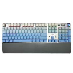 TECLADO GAMER AULA F2088AIR AZUL FULL RGB SW MARRÓN
