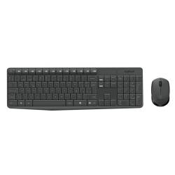 Teclado y Mouse Logitech MK235 Inalámbrico Graphite
